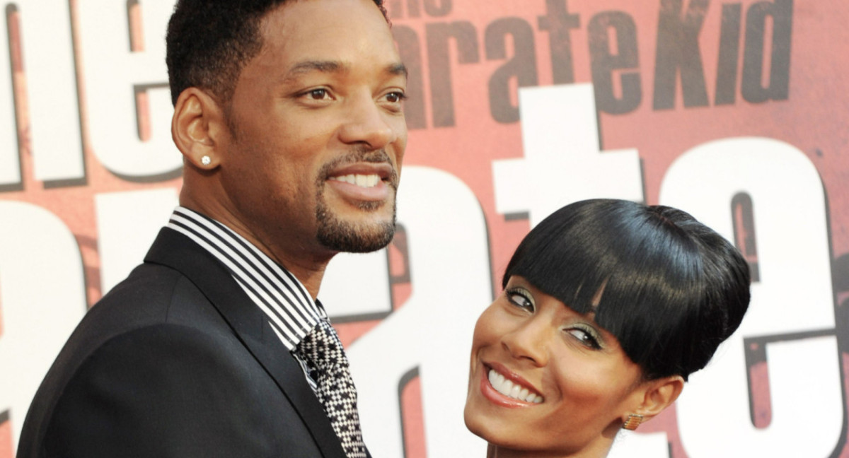 Will Smith y Jada Pinkett años atrás. Foto: NA.