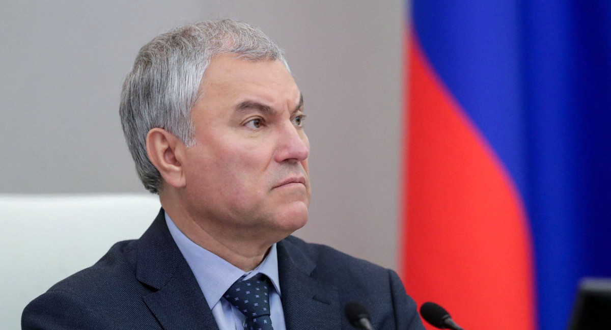 El presidente de Duma, Viacheslav Volodin. Foto: Reuters