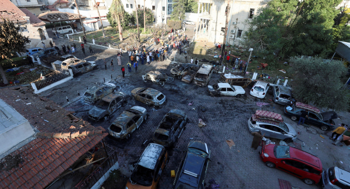 Explosión en hospital de Gaza. Video: EFE.