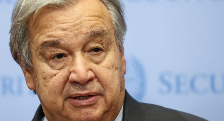 António Guterres. Foto: REUTERS.