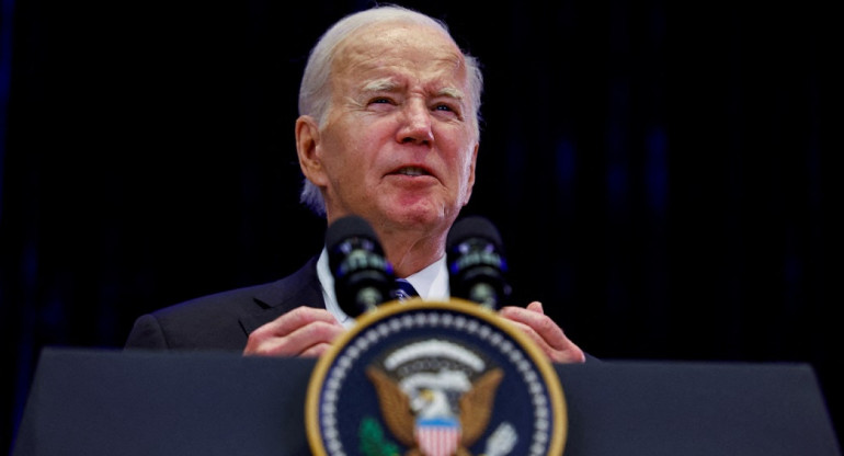 Joe Biden, presidente de Estados Unidos. Foto: Reuters.