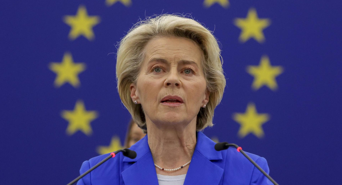 Ursula von der Leyen, presidenta de la Comisión Europea. Foto: EFE.