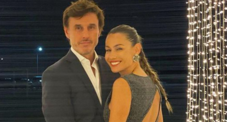 Pampita y Roberto García Moritán. Foto: Instagram.