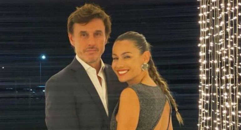 Pampita y Roberto García Moritán. Foto: Instagram.