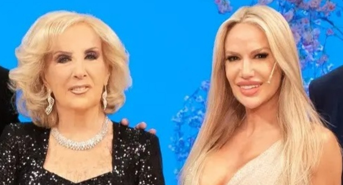 Mirtha Legrand y Luciana Salazar. Foto: Instagram/mirthalegrand.