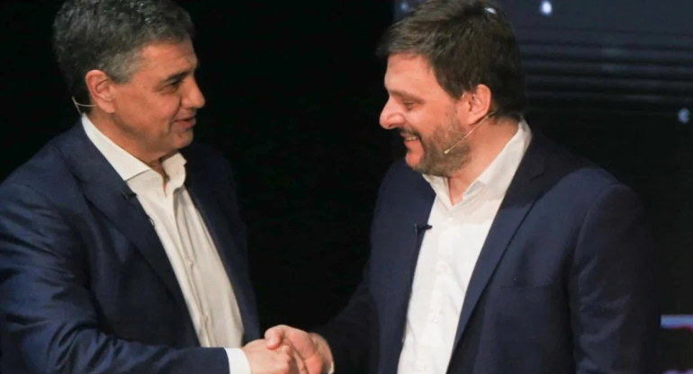 Jorge Macri y Leandro Santoro.