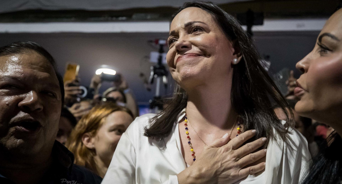 María Corina Machado. Foto: EFE. c