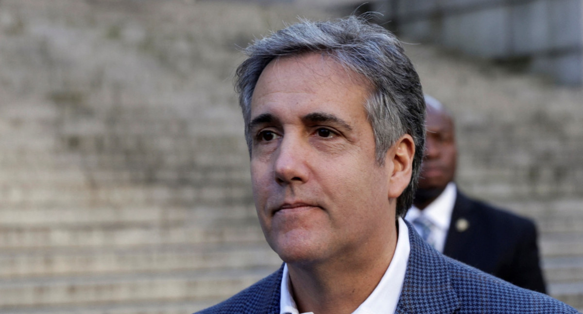 Ex abogado de Donald Trump, Michael Cohen. Foto: Reuters.