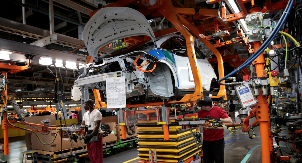 Huelga del sindicato automotor de Estados Unidos. Foto: Reuters.