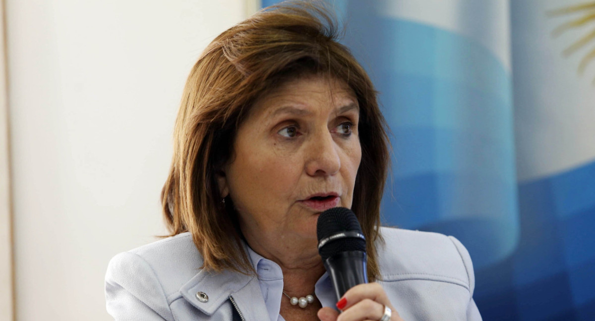 Anuncio de Patricia Bullrich. Foto: NA.