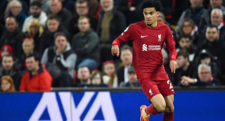 Luis Díaz, Liverpool. Foto: EFE