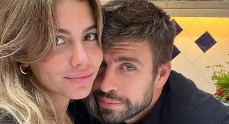 Gerard Piqué y Clara Chía Martí. Foto: Instagram.