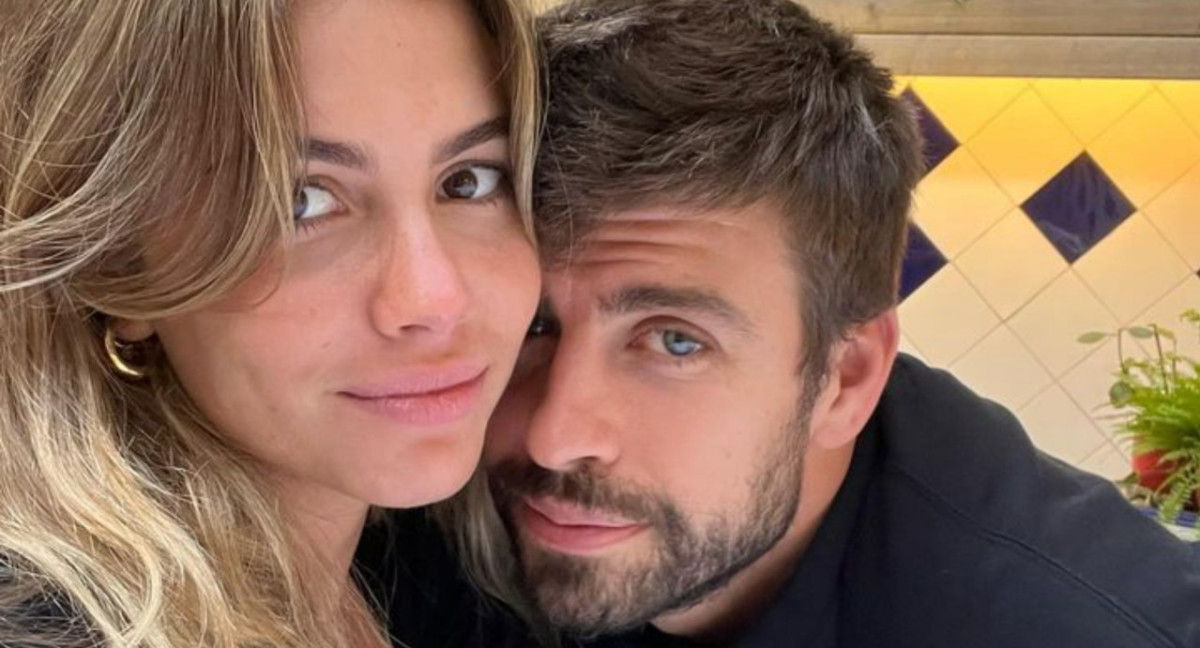 Gerard Piqué y Clara Chía Martí. Foto: Instagram.