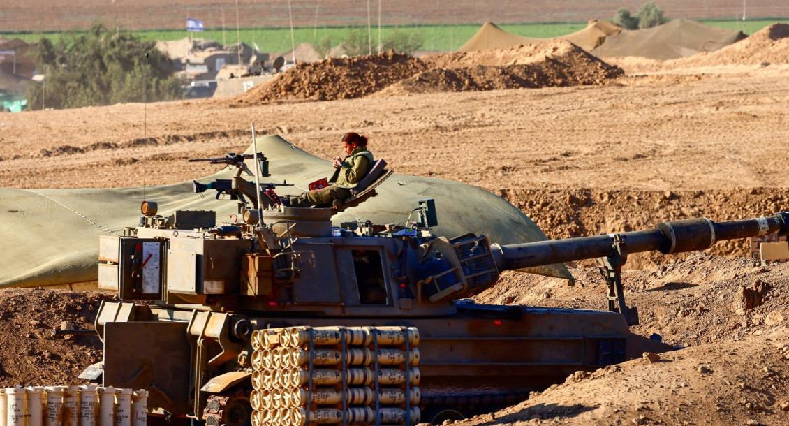 Fuerzas israelíes en Gaza. Foto: EFE.