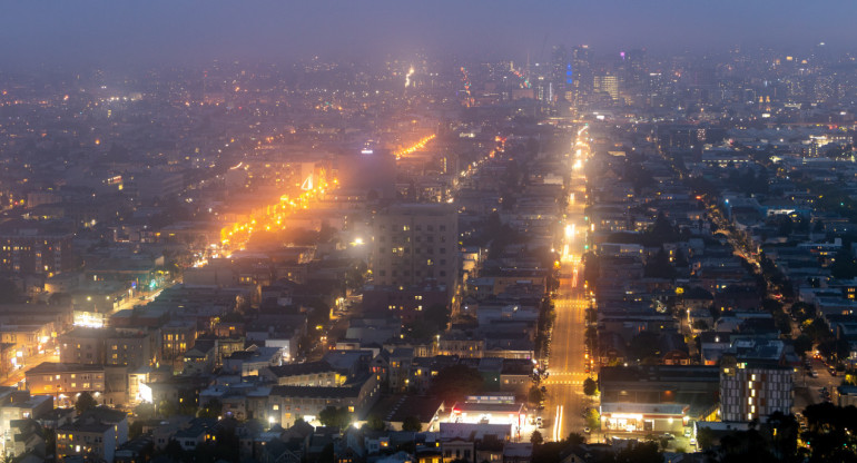 Contaminación lumínica. Foto: Unsplash.