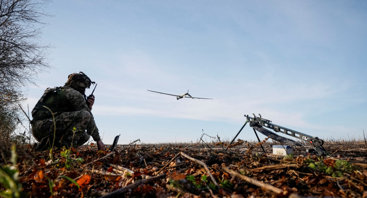 Prueban drones shark en el Ejército ucraniano. Foto: Reuters.