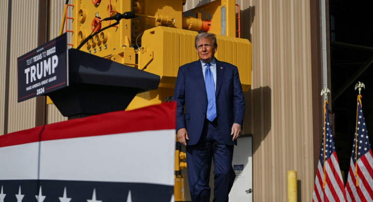 Dos juicios atentan contra la candidatura presidencial de Donald Trump. Foto: Reuters.