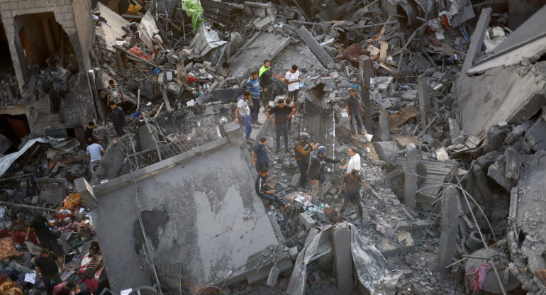 Campo de refugiados Al-Maghazi. Foto: Reuters.