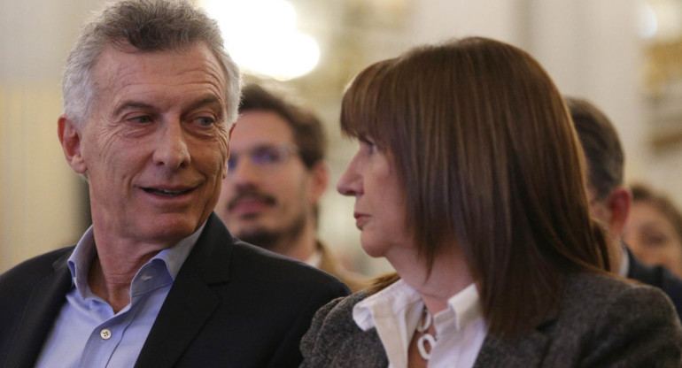 Mauricio Macri y Patricia Bullrich. Foto: NA.