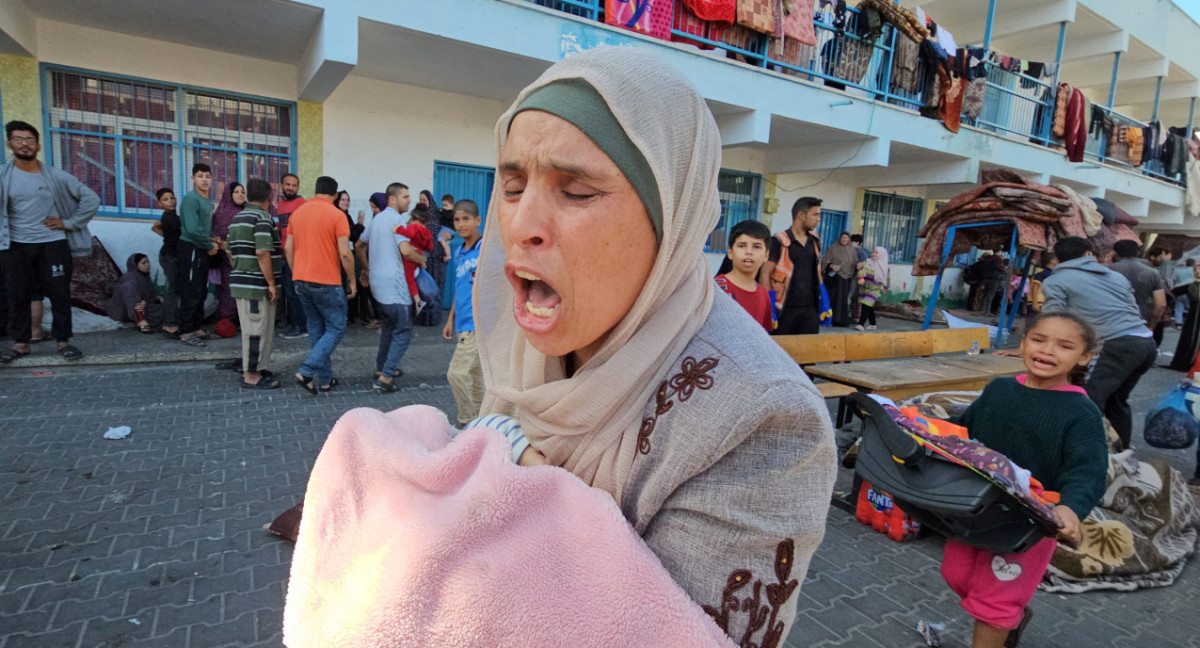 Ataque a campos de refugiados en Gaza. Foto: Reuters.