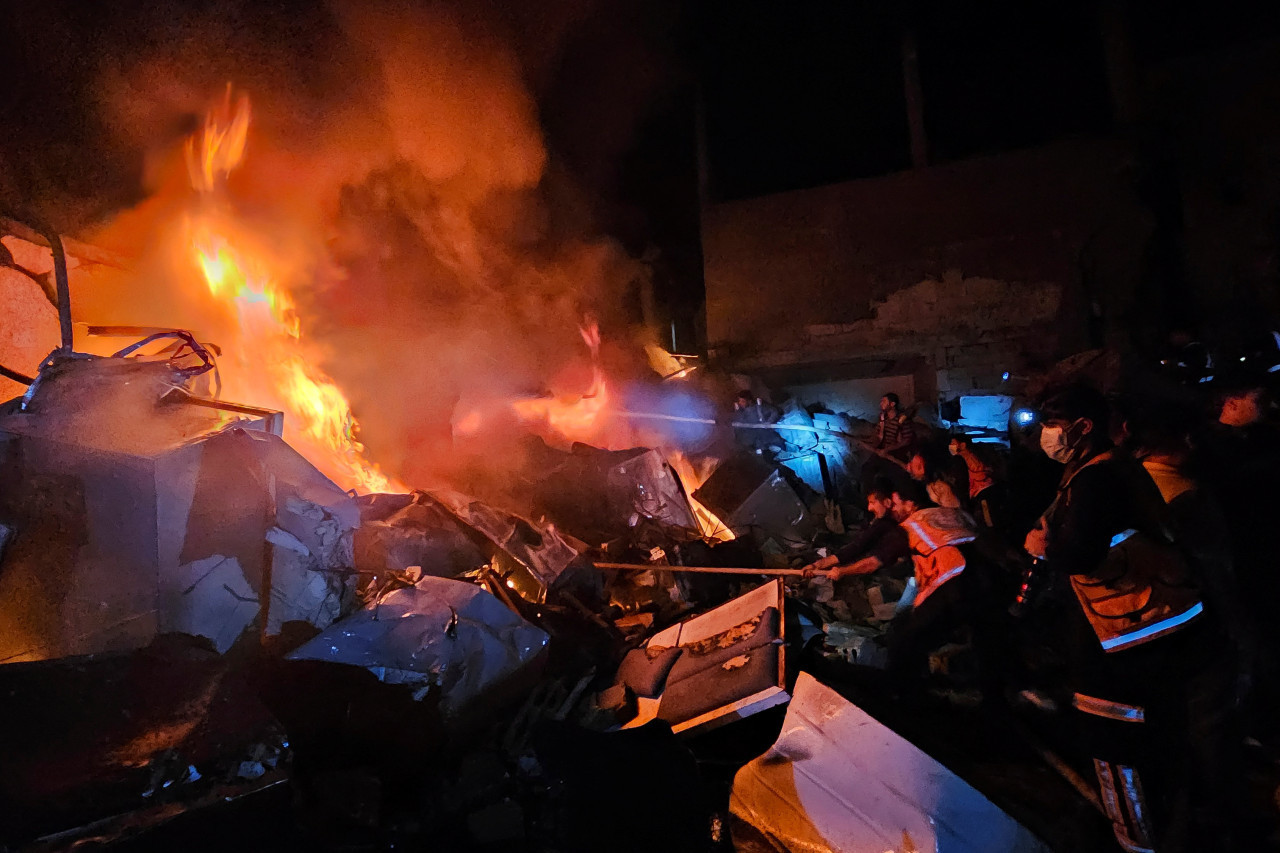 Ataque a campos de refugiados en Gaza. Foto: Reuters.