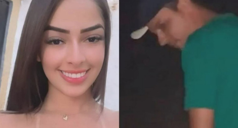 La joven asesinada de un disparo por su pareja en Brasil. Foto: NA.