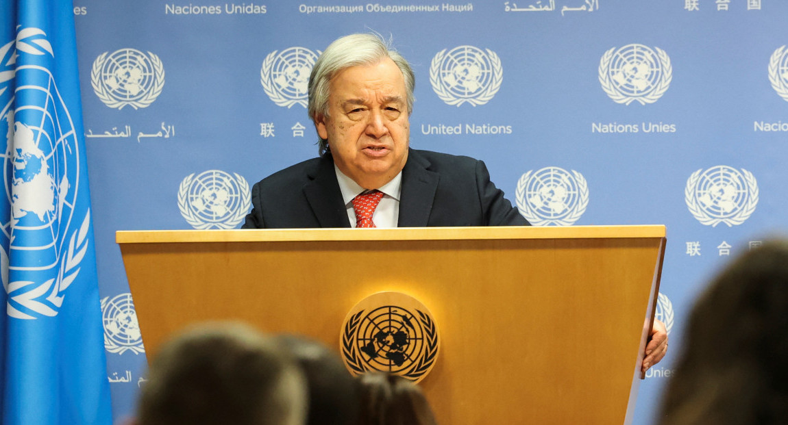 António Guterres, secretario general de la ONU. Foto: Reuters