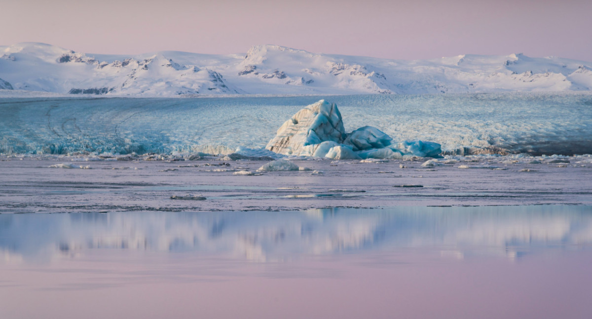 Derretimiento de glaciares. Foto: Unspash