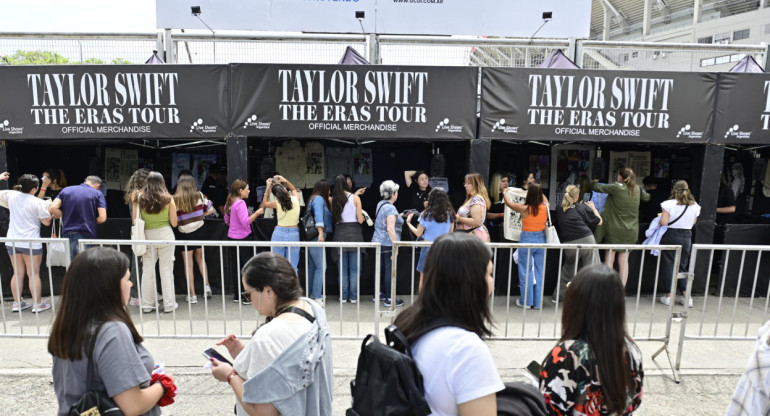 Argentina se prepara para los tres conciertos de Taylor Swift ofrecerá en Buenos Aires. EFE