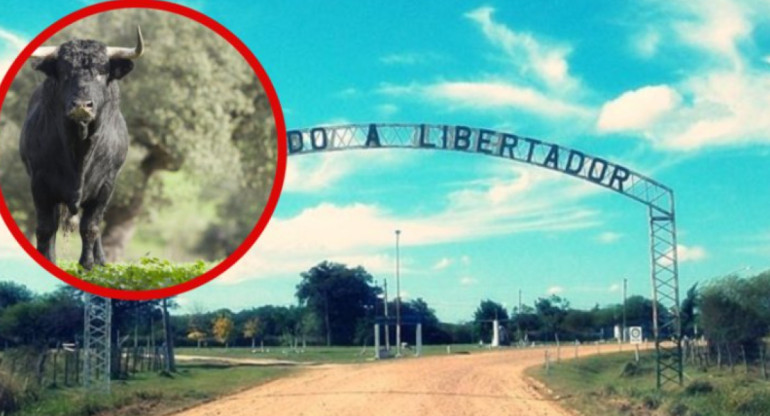 La localidad de Corrientes donde ocurrió el trágico hecho. Foto: NA