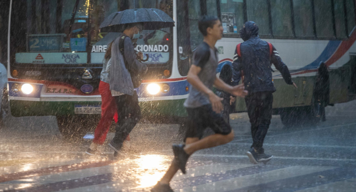 Lluvias y tormentas. Foto: NA.