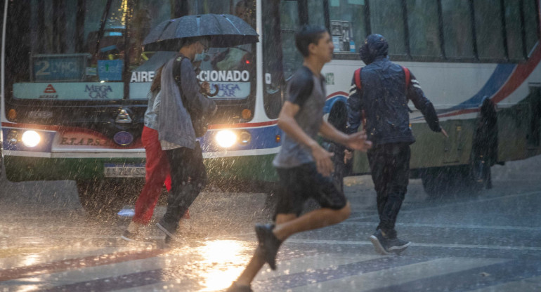 Lluvias y tormentas. Foto: NA.