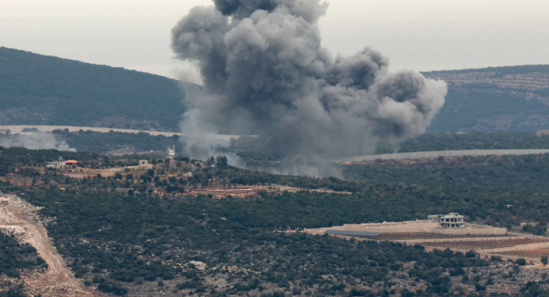 Frontera entre Israel y el Líbano. Foto: Reuters