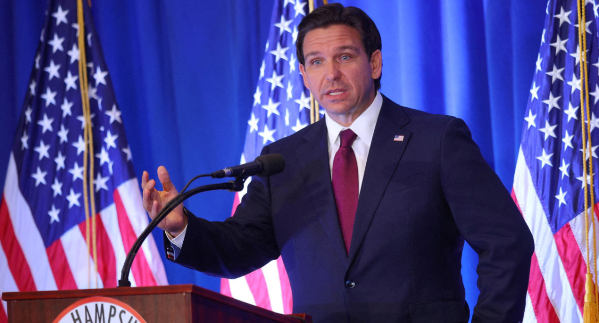 Ron DeSantis, gobernador de Florida. Foto: Reuters