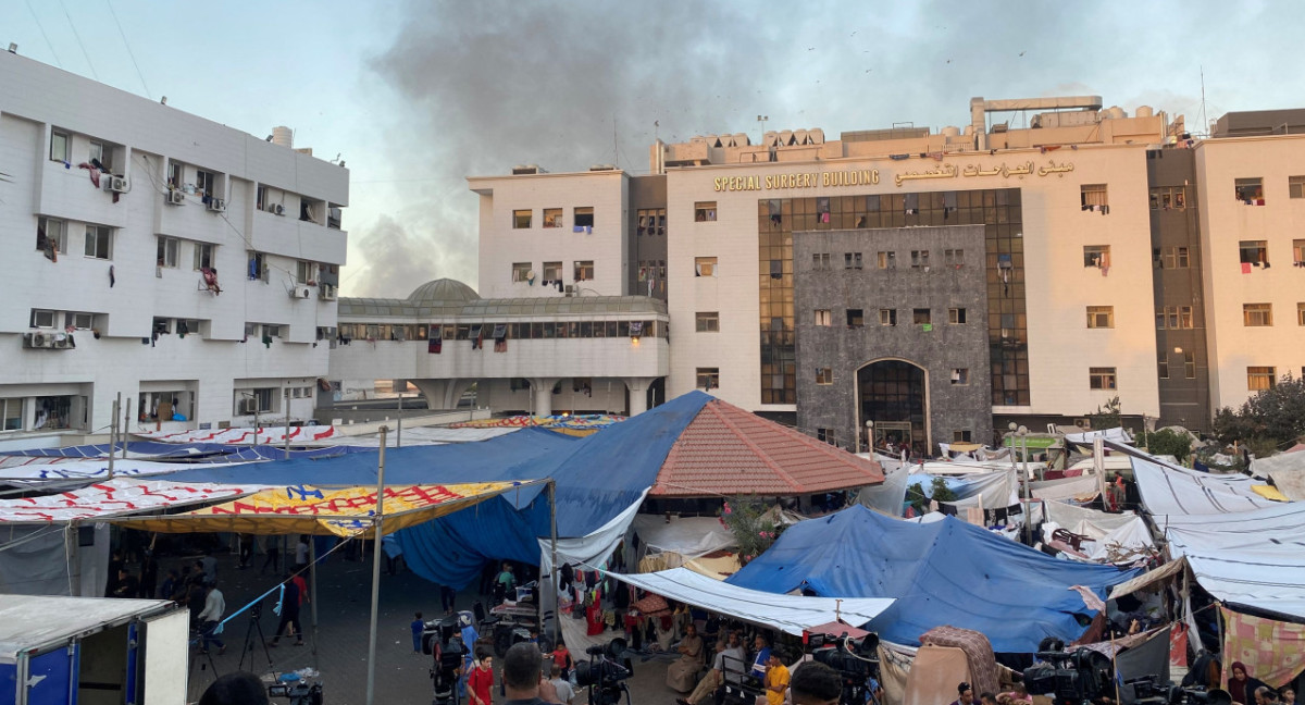 Hospital Al Shifa en Gaza. Foto: Reuters.