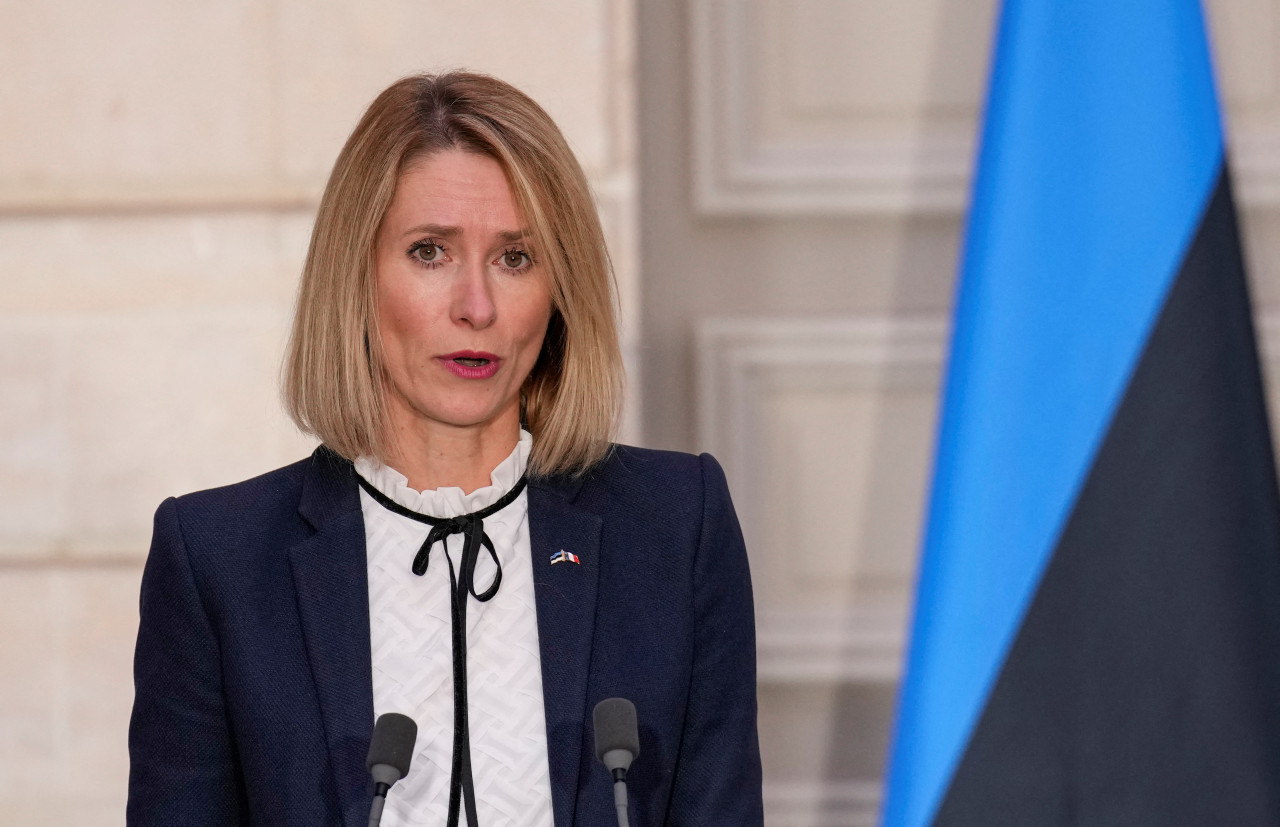 Kaja Kallas, primera ministra de Estonia. Foto: REUTERS.