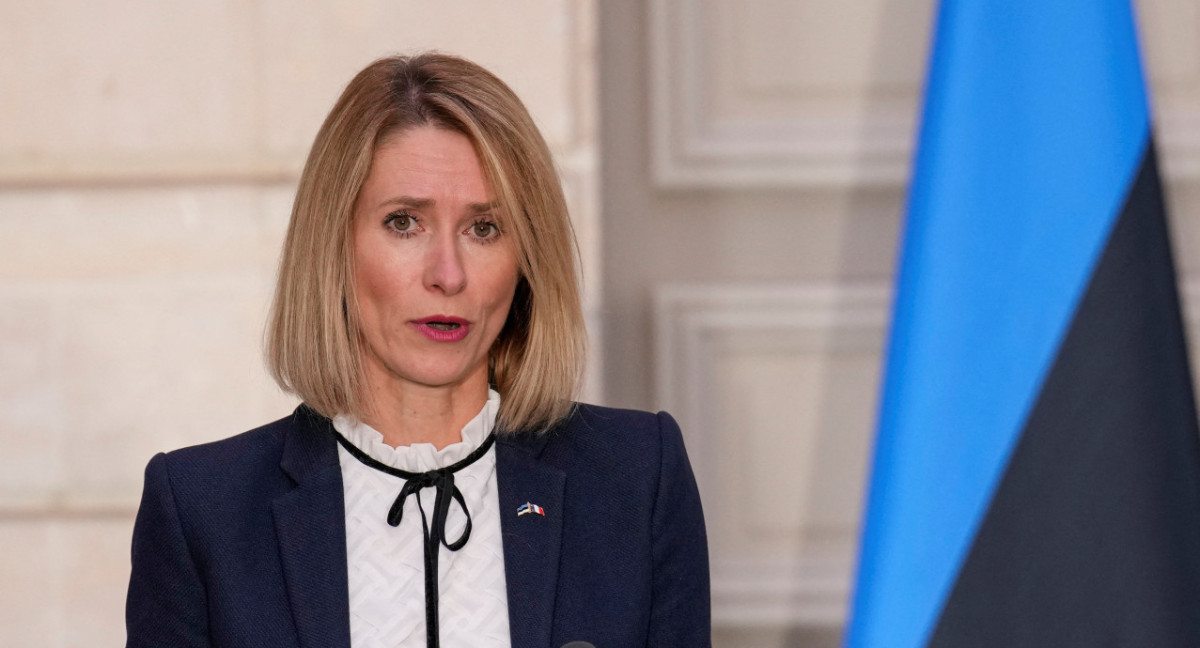 Kaja Kallas, primera ministra de Estonia. Foto: REUTERS.