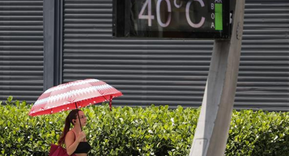 Temperaturas récord en Brasil. Foto: EFE