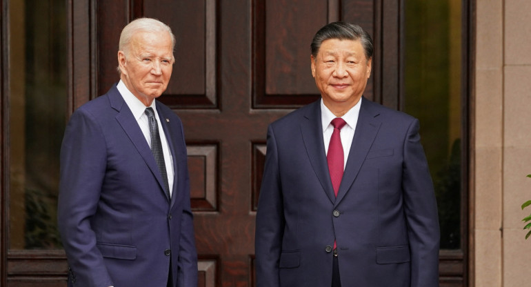 Joe Biden y Xi Jinping. Foto: Reuters.