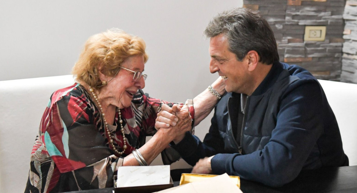 Sergio Massa en Berazategui. Foto: Presidencia de la Nación.