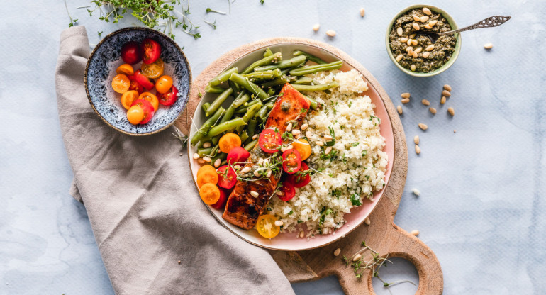 Comida sana. Foto Unsplash.