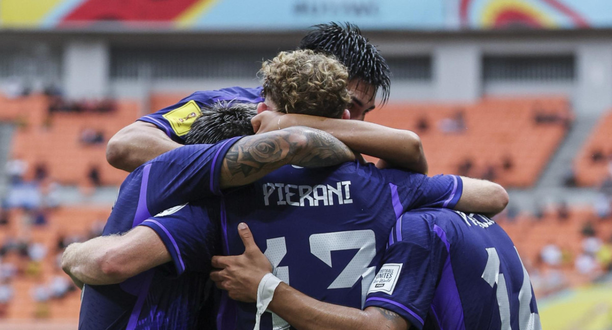 Mundial Sub 17 de Indonesia 2023, Argentina vs. Polonia. Foto: EFE.