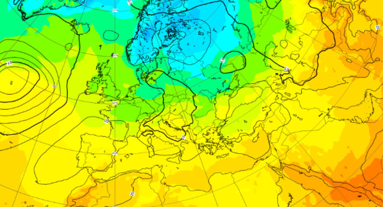 GraphCast puede medir la temperatura y el geopotencial a varios niveles de presión. Foto: ECMWF.