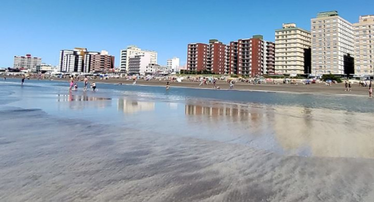 Playa de Mar de Ajó. Foto: NA