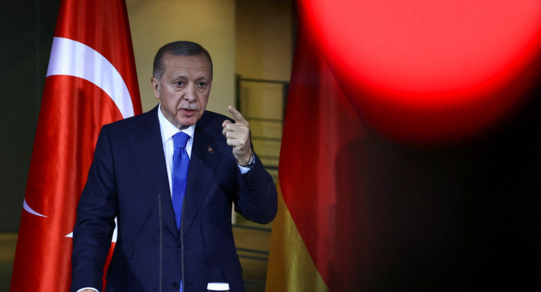 Recep Tayyip Erdogan, presidente de Turquía. Foto: REUTERS.