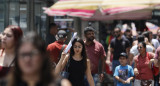 Ola de calor en Brasil. Foto: Télam