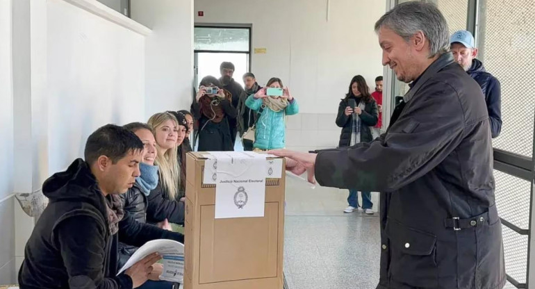 Votación Máximo Kirchner. Foto: Twitter