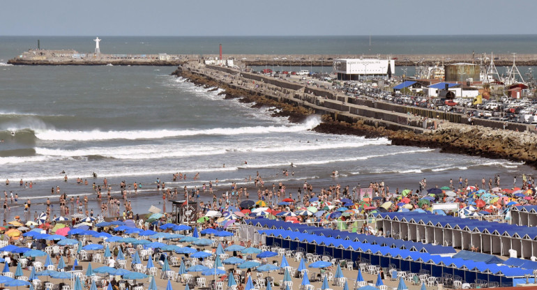 Playas de Mar del Plata. Foto: NA.