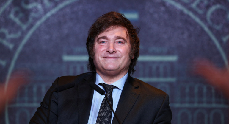 Javier Milei, presidente electo de la Argentina. Foto: Reuters