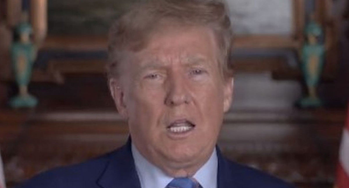 Mensaje de Donald Trump para Javier Milei. Foto: Captura de video.